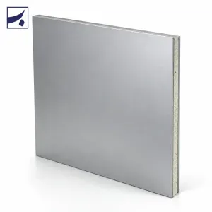 ورق کامپوزیت ضدحریق FR چهار میلیمتر نقرهای