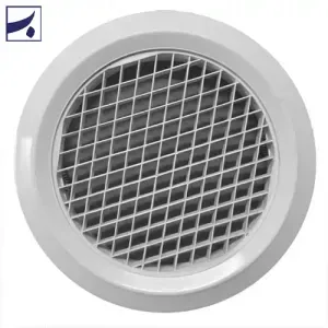 دریچه کانال کولر مدل دریچه آبسال گرد مشبک کد fk338905