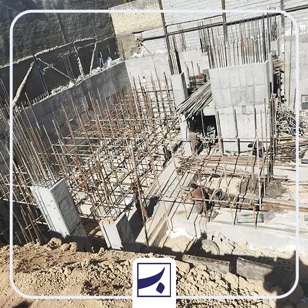 داربست در مرحله اجرای سازه